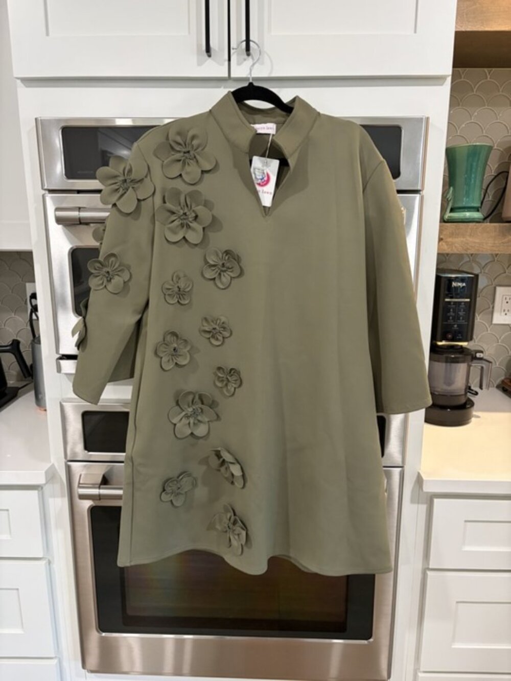 Caryn Lawn Audrey Dress in Green